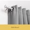 Kenney Mfg Kenney Weaver 1" Indoor/Outdoor Rust-Resistant Curtain Rod, 72-144", Brushed Nickel KN90011 - alternate 3